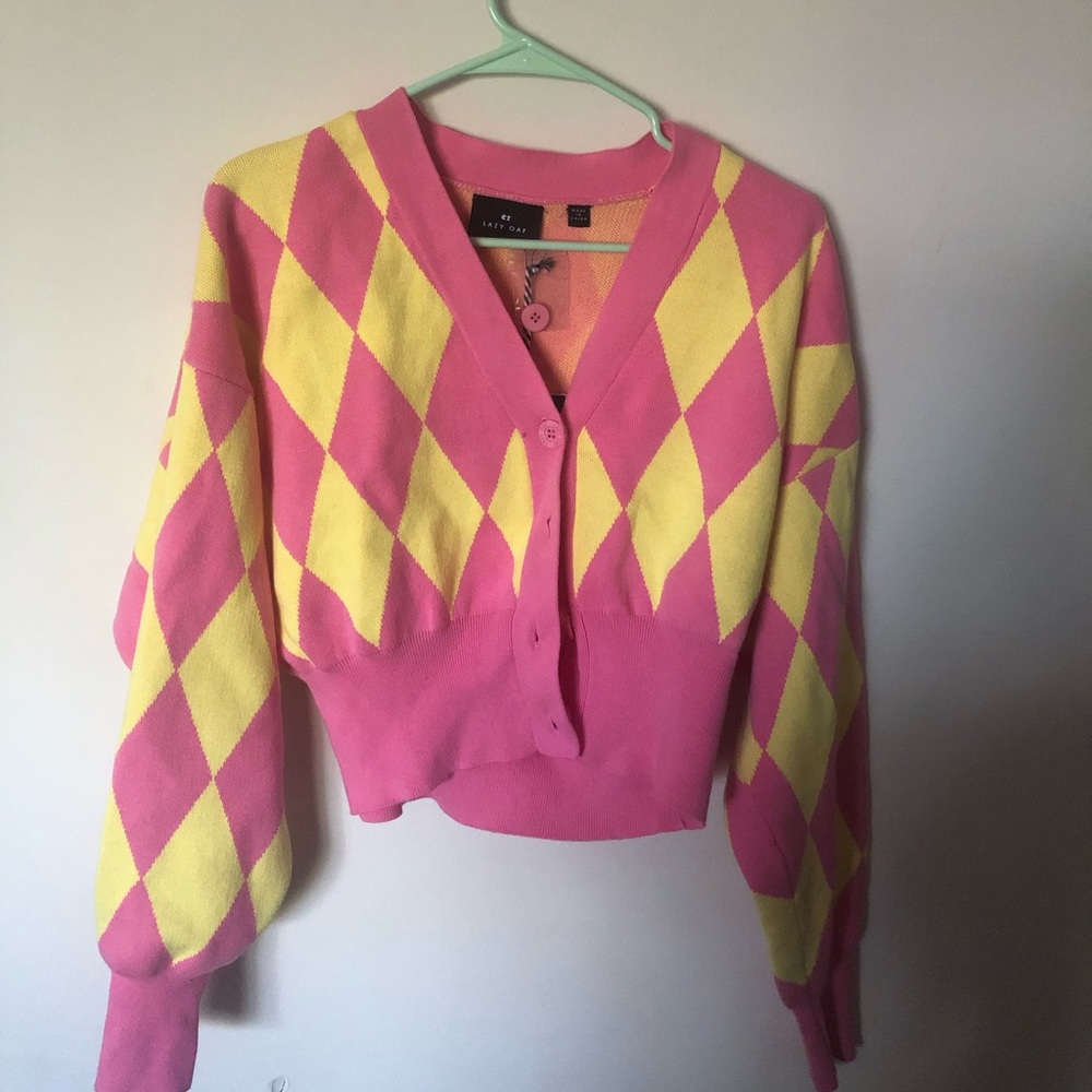 Lazy Oaf Harlequin Cardigan